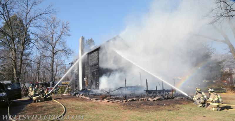 House Fire on Buck Road 02/19/2017.  Photos by Curt Werner