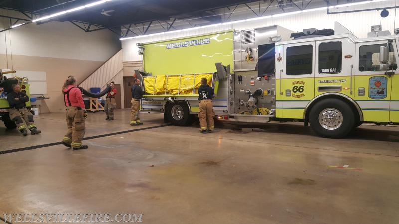 Training night with new members - 1/31/17. Photo by N. Fair