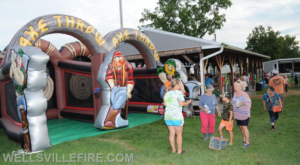 8/19/21  First day of the 80th Annual Carnival of Wellsville Fire Company. photos by curt werner