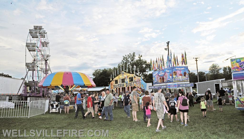 8/19/21  First day of the 80th Annual Carnival of Wellsville Fire Company. photos by curt werner