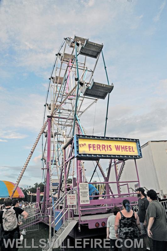 8/19/21  First day of the 80th Annual Carnival of Wellsville Fire Company. photos by curt werner