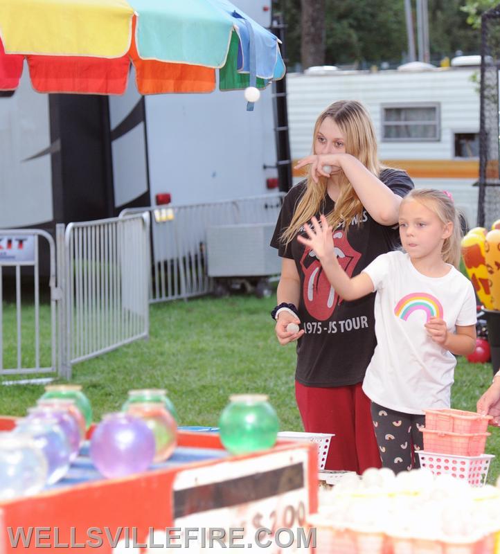 8/19/21  First day of the 80th Annual Carnival of Wellsville Fire Company. photos by curt werner