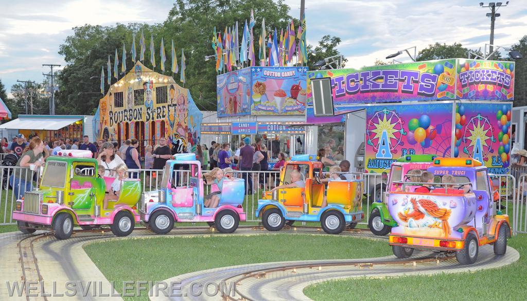 8/19/21  First day of the 80th Annual Carnival of Wellsville Fire Company. photos by curt werner