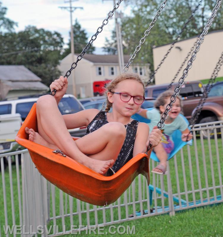 8/19/21  First day of the 80th Annual Carnival of Wellsville Fire Company. photos by curt werner